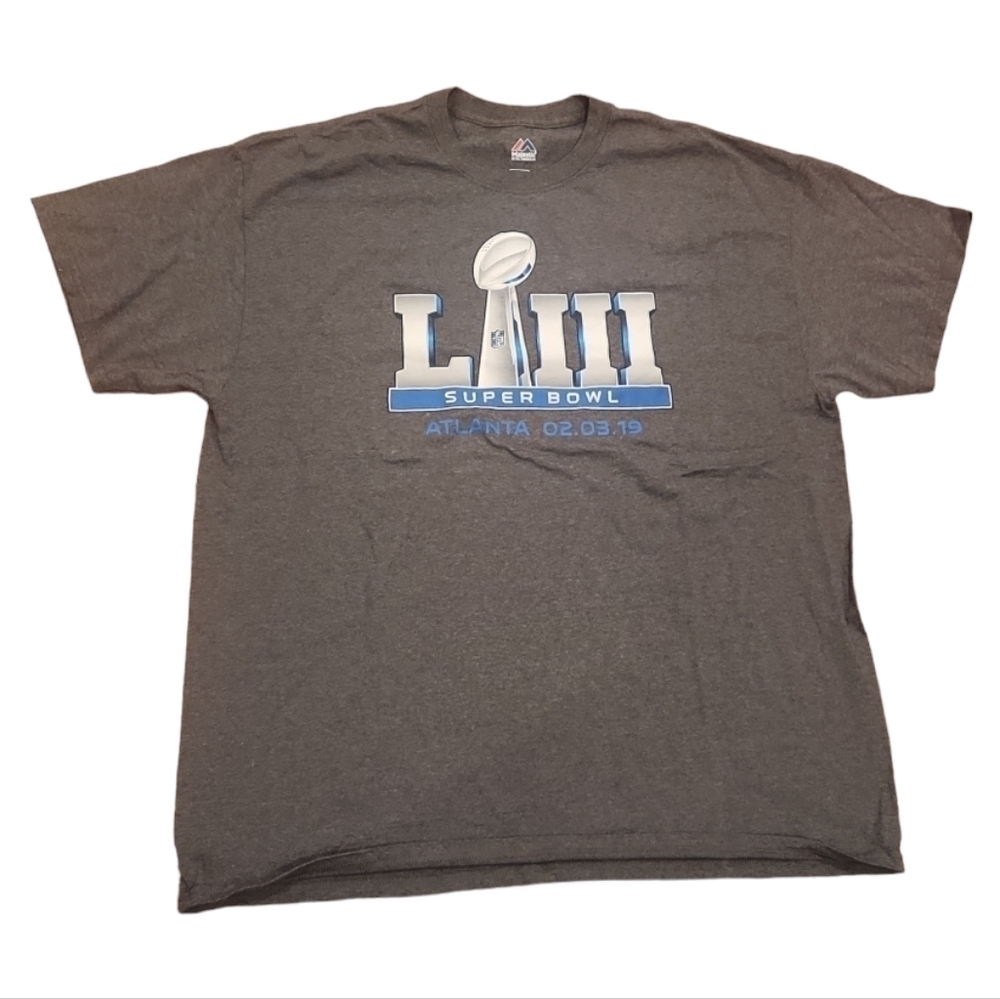 Super Bowl XLIII Gray t-shirt 2019 sz XL